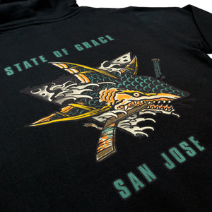 State Of Grace Sharks Hoodie