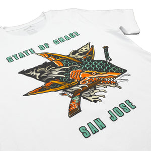 State Of Grace Sharks Tee